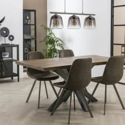 Meubles De Cuisine·Chaises|Chaises Avec Accoudoirs|IENA Fauteuil de table pivotant tissu moutarde (lot de 2)