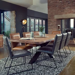 Meubles De Cuisine·Chaises|Chaises Avec Accoudoirs|PALERME Fauteuil de table pivotant en velours bleu (lot de 2)