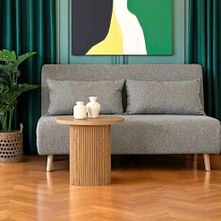 Fauteuils En Tissu|BERLIN Fauteuil marron en tissu bouclette