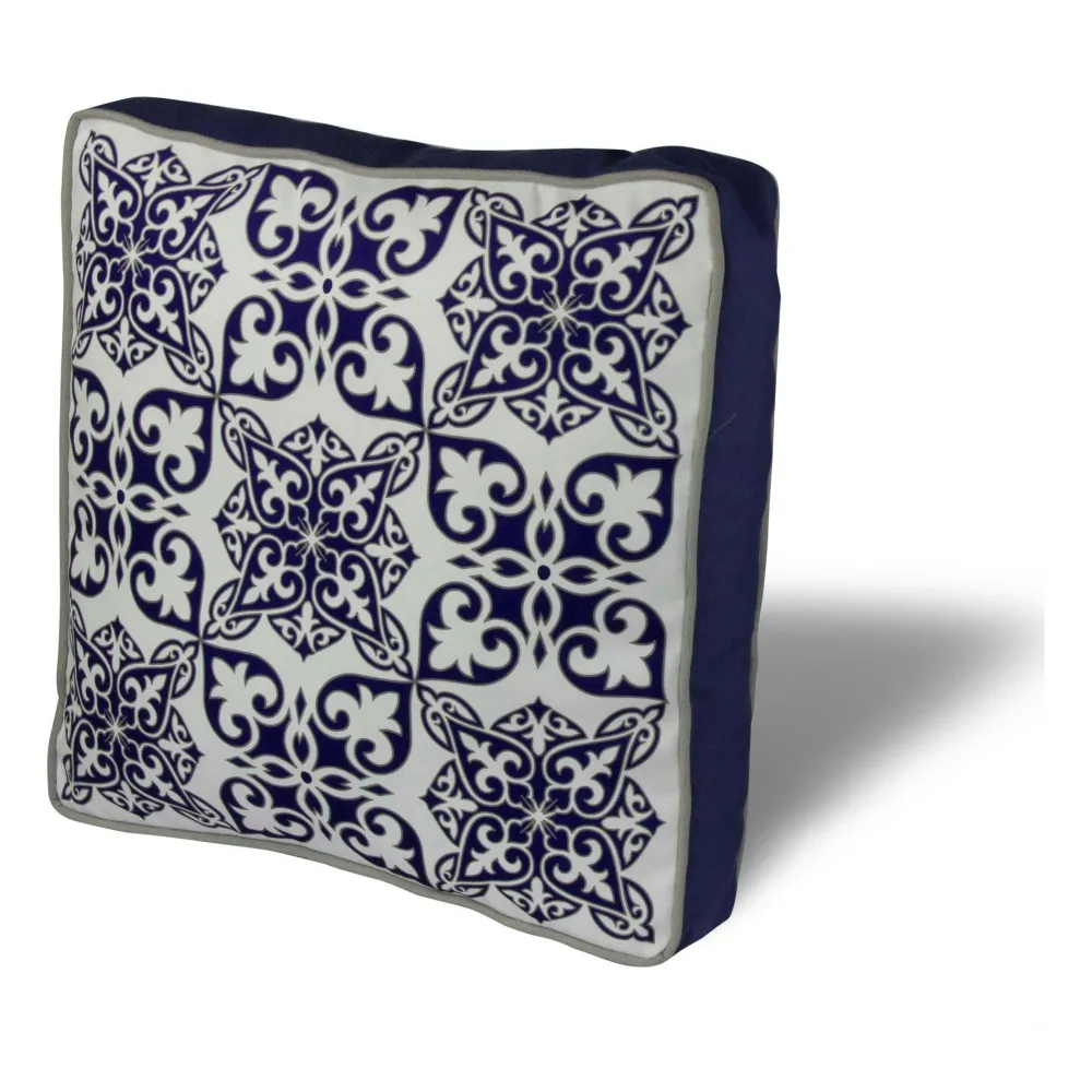 Textile·Galettes De Chaise|IZMIR Galette de chaise rembourrée – carreaux de ciment