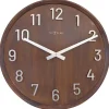 Horloges| Horloge murale moderne marron