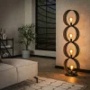 Lampadaires|Lampes À Poser·Lampe Style Industriel|RALF Lampadaire design 4 anneaux en métal perforé