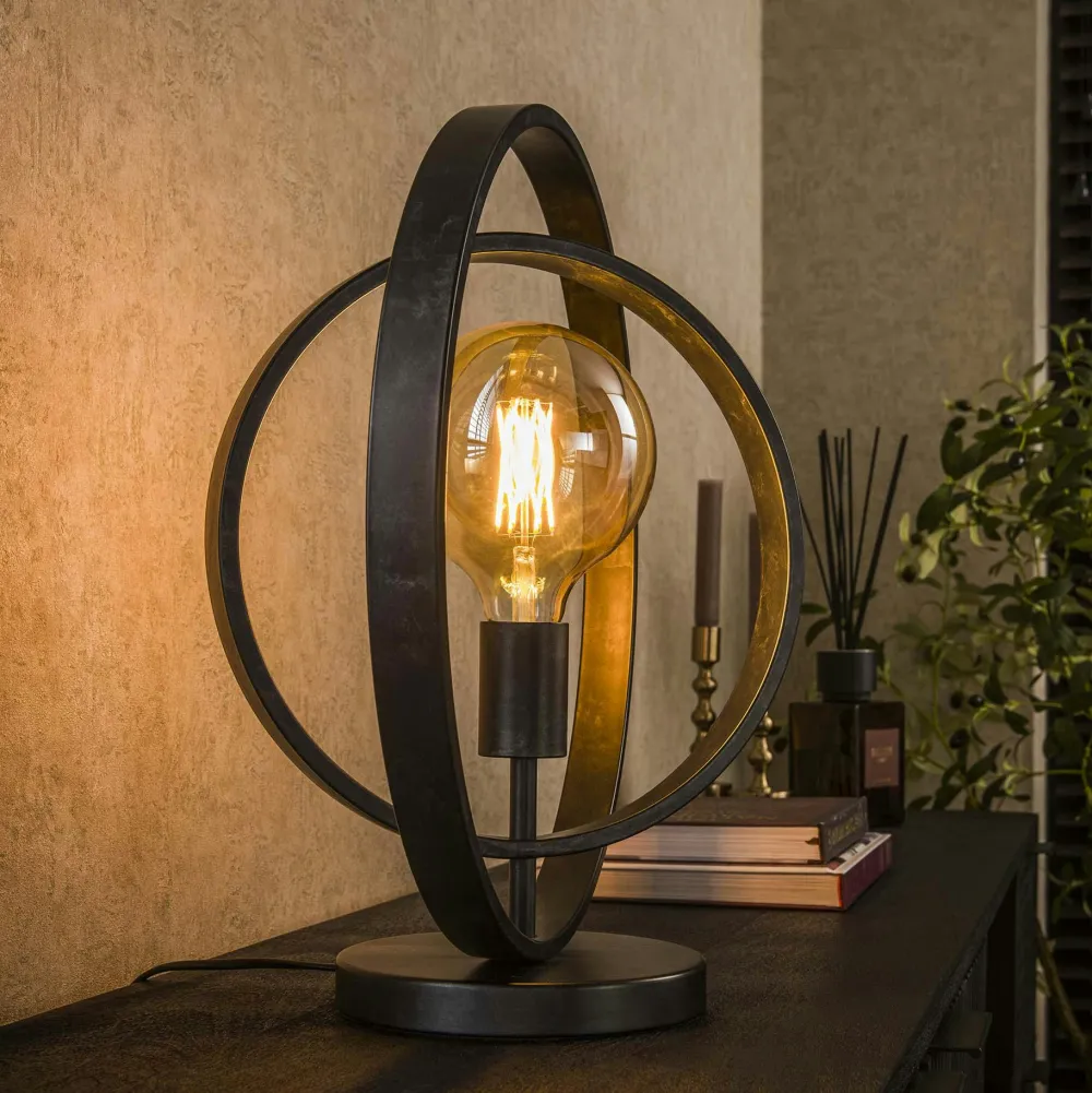 Lampadaires|Lampes À Poser·Lampe Style Industriel|RALF Lampadaire noir avec 5 abat-jour forme tube