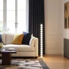 Lampadaires|BELLA Lampadaire salon en verre - LED, perles ciselées