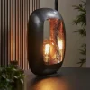 Lampes À Poser·Lampe Style Industriel|RALF Lampe noire avec cadre épais 44 cm