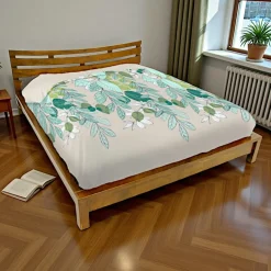 Lits 2 Places|Niagara Lit 2 places couchage 180x200 avec tête de lit basse Hévéa 196x214x80cm