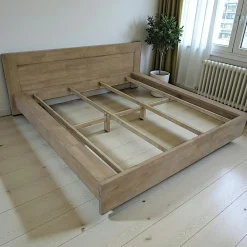 Lits 2 Places|Helena Lit 2 places Hévéa pour couchage 140x190 182x200x80cm