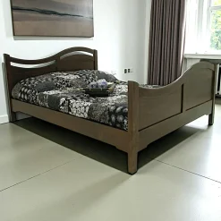 Lits 2 Places|Maori Lit 2 places Vague Hévéa pour couchage 180x200 193x210x94cm