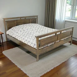 Lits 2 Places|Maori Lit Chinois 2 places Hévéa pour couchage 160x200 174x210x95cm