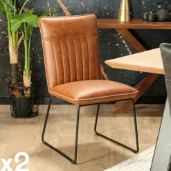 Chiffonnier Industriel|Caravelle Meuble de rangement bois recyclé 1 niche et 2 tiroirs métal 60x40x110cm