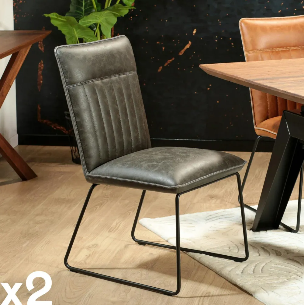 Chiffonnier Industriel|Caravelle Meuble de rangement bois recyclé 1 niche et 2 tiroirs métal 60x40x110cm