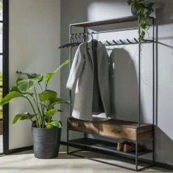 Meubles D'Entrée·Portemanteaux|Meubles D'Entrée·Vestiaires|OBAN Meuble d'entrée avec patères et rangement