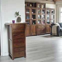 Meubles Tv En Bois|Maori Meuble TV asiatique japonais hévéa 180cm