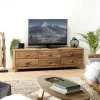 Univers Déco·Maison De Campagne|Meubles Tv En Bois|DENVER Meuble tv avec rangement en bois de pin recyclé