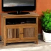Meubles Tv En Bois|Bisho Meuble TV bois de teck 2 portes