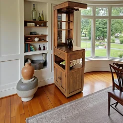 Meubles Tv D'Angle|Meubles Tv En Bois|Helena Meuble TV d'angle hévéa 120cm