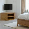 Meubles Tv D'Angle|Meubles Tv En Bois|Olga Meuble TV d'angle hévéa 76CM