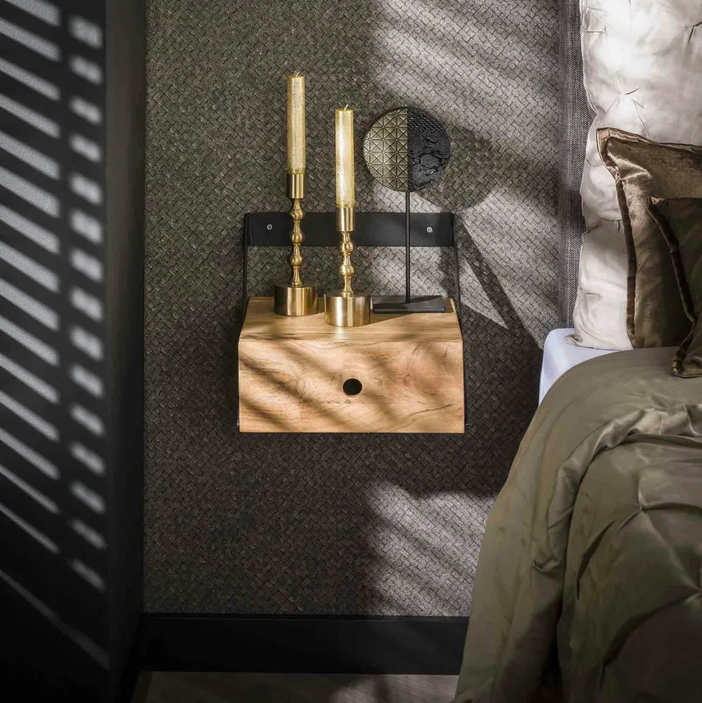 Meubles Tv En Bois|HOUSTON Meuble tv en bois avec accordéon