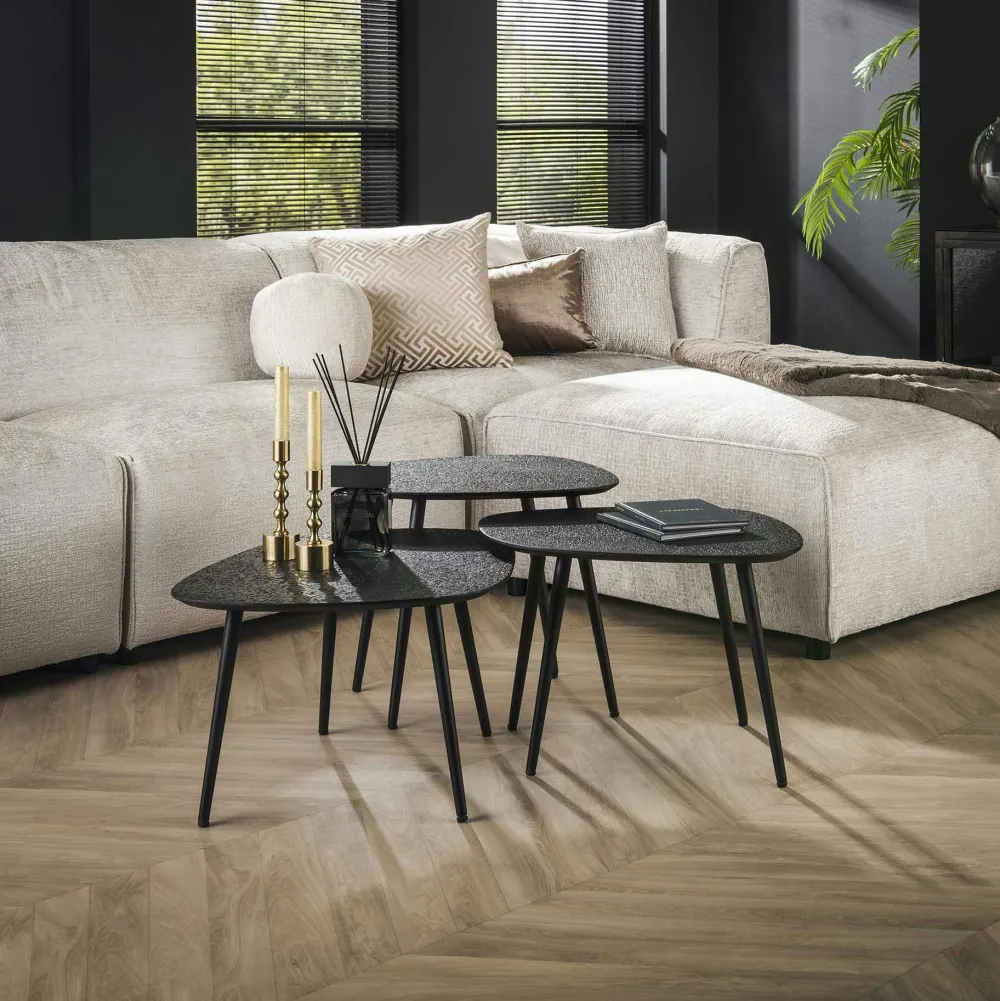 Meubles Tv En Bois|DELHI Meuble TV en bois de manguier motif baguette