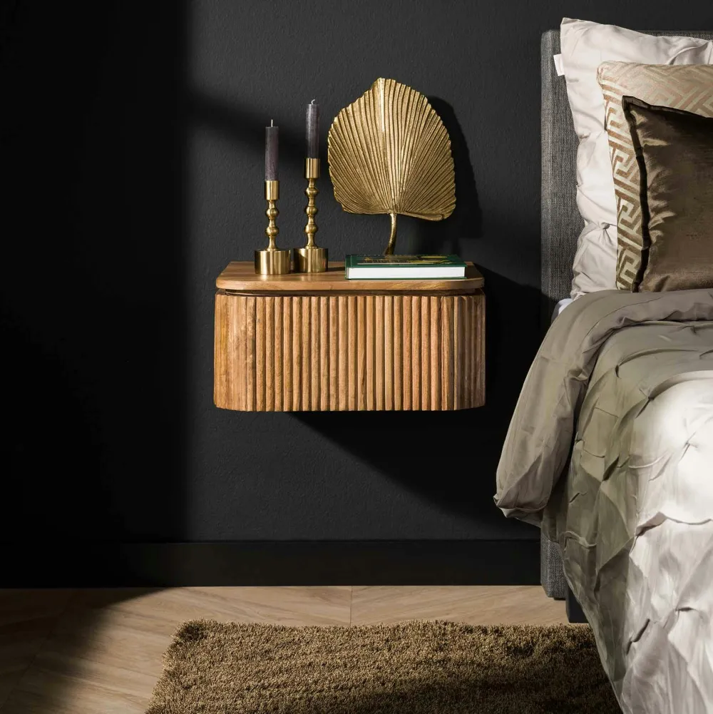 Meubles Tv En Bois|Olga Meuble TV hévéa 130cm