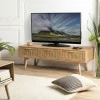 Univers Déco·Scandinave Hygge|Meubles Tv Vintage|ALGA Meuble tv moderne avec cannage