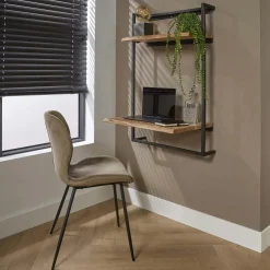 Meubles Tv En Bois|RIVERSIDE Meuble TV moderne chêne acier 120 cm