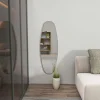 Miroirs|CODY Miroir mural ovale 120 cm - chambre, entrée