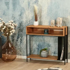 Miroirs|Swing Miroir rectangulaire en bois de teck 180 cm