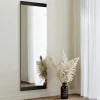 Miroirs|CODY Miroir rectangulaire noir à suspendre ou poser 120 cm