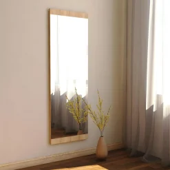 Miroirs|CODY Miroir rectangulaire noir 120 cm - à poser ou suspendre