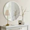 Miroirs|CODY Miroir rond blanc Ø60 cm - entrée, salon