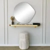 Miroirs|CODY Miroir rond organique 70 cm - style scandinave