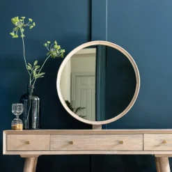 Miroirs|THANE Miroir rond pour console de chambre