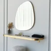 Miroirs|CODY Miroir salle de bains organique 75 cm - style scandinave
