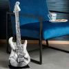 Objets Décoration·Figurines / Statues| Objet déco à poser guitare argent