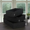 Rangements Déco·Paniers / Boîtes De Rangement| Panier de rangement noir en feutrine – lot de 3 tailles