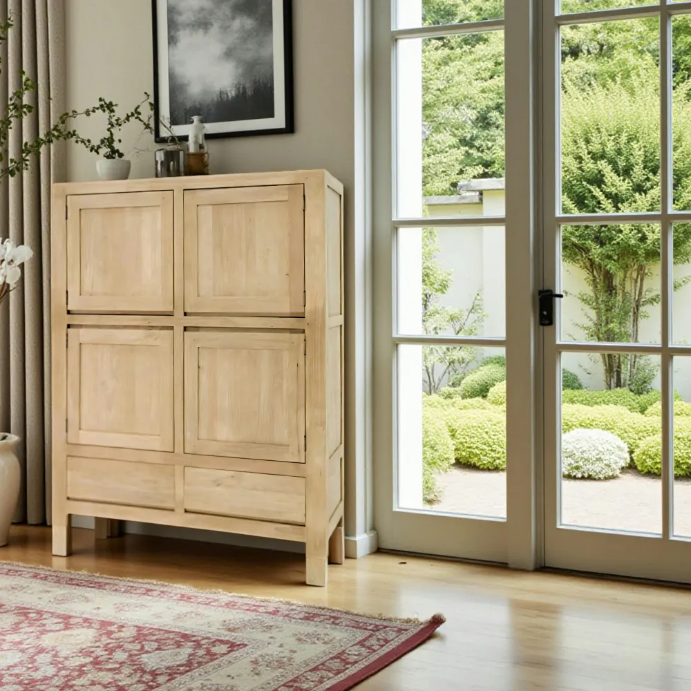 Buffets Contemporains|Buffets Contemporains|Olga Petit buffet moderne bois massif