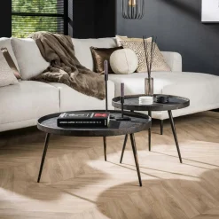 Meubles Tv En Bois|DELHI Petit meuble tv en bois de manguier strié