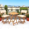 Salons De Jardin·Ensemble Repas|Tables De Jardin|SORA Petit salon de jardin 2 places - pliant, confort