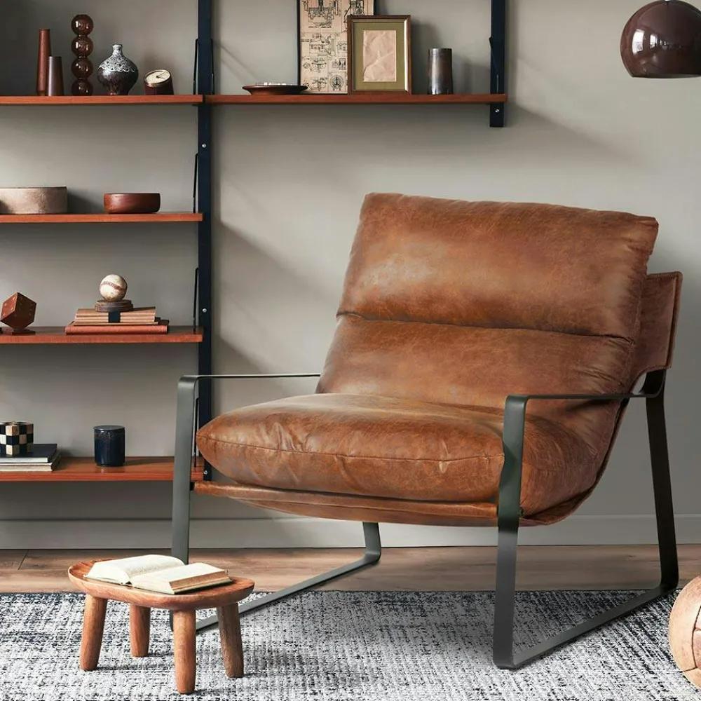 Bouts De Canapé En Bois|Arizona Petite table de salon en teck Ø40 cm, style exotique