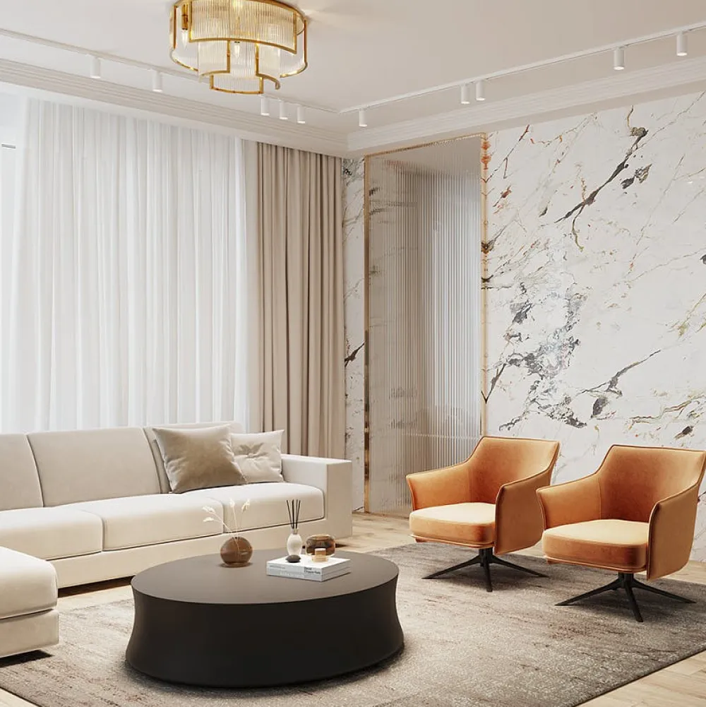 Suspensions / Lustres|ELMA Plafonnier Art Déco verre cannelé – structure dorée