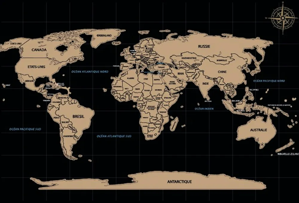 Univers Déco·Classique Chic|Bouts De Canapé En Bois| Plateau Table d'appoint en bois blanc avec 2 tiroirs H73cm