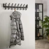 Univers Déco·Design Contemporain|Meubles D'Entrée·Portemanteaux|RALF Portemanteau mural anthracite 16 patères