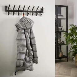 Univers Déco·Design Contemporain|Meubles D'Entrée·Portemanteaux|RALF Portemanteau mural anthracite 16 patères