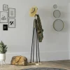 Meubles D'Entrée·Portemanteaux|JENA Portemanteau sur pied design moderne à 4 patères