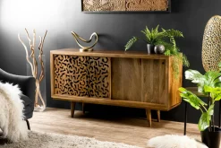 Meubles De Rangement·Petits Meubles De Rangement|DELHI Porte-parapluies campagne en bois de manguier strié