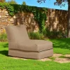 Coussins / Poufs De Jardin|ARTA Pouf bain de soleil extérieur taupe