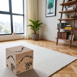 Meubles De Salon·Poufs|Olga Pouf BULLES hévéa 44cm