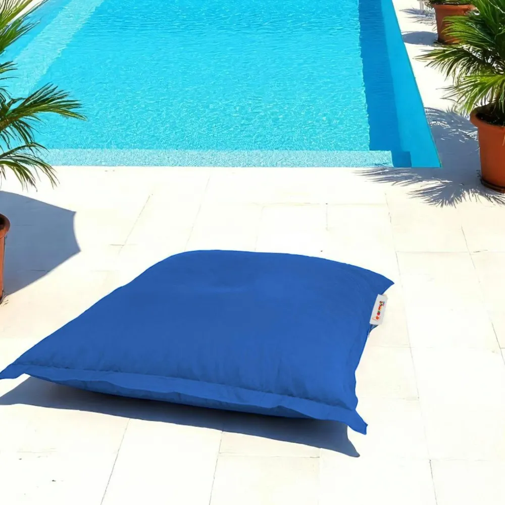 Coussins / Poufs De Jardin|ARTA Pouf coussin de sol extérieur noir - 100 cm