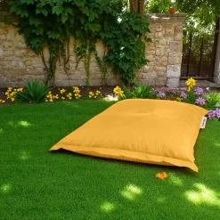Coussins / Poufs De Jardin|ARTA Pouf coussin de sol extérieur noir - 100 cm